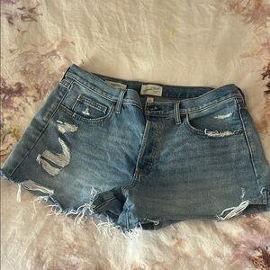 Universal Thread Blue Distressed Jean Shorts - 90’s Baggy Shorts